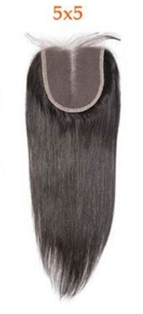 (Miss Lovely) HD 5x5 Closure + 3 Bundle Deal – 100% Virgin Human Hair