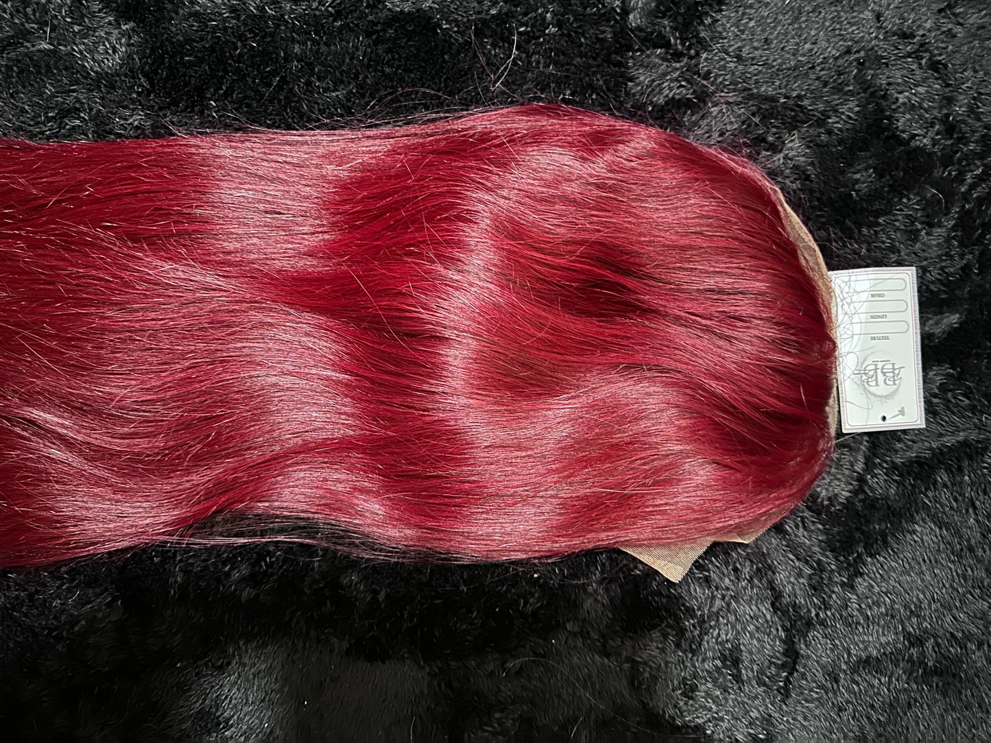 99J Burgandy - Virgin Brazilian Human Hair Wig 200% density
