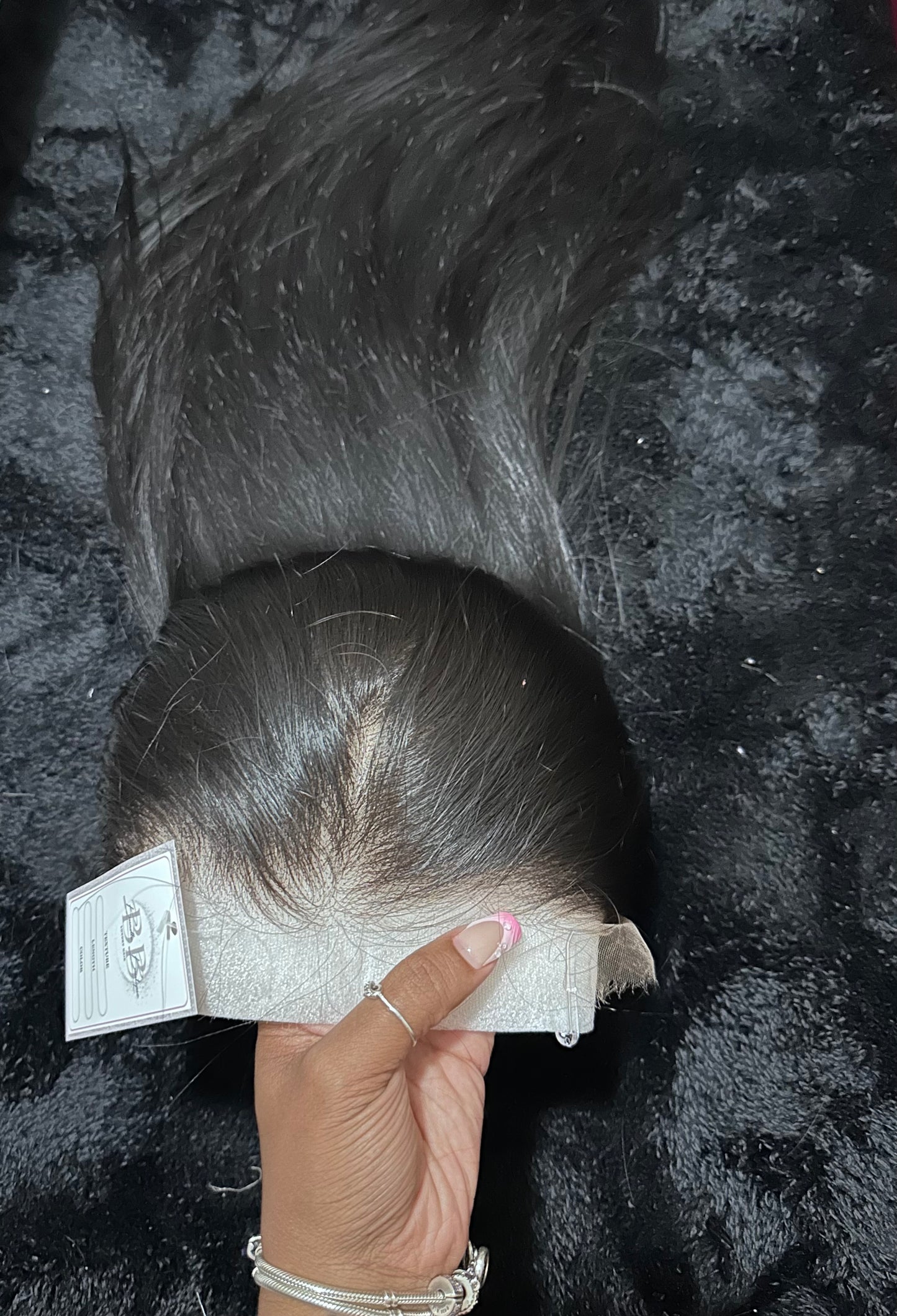 (Miss Lovely) Premium Brazilian Virgin Hair 13x4 HD Lace Straight Wig 200% Density Ready-To-Wear Wig