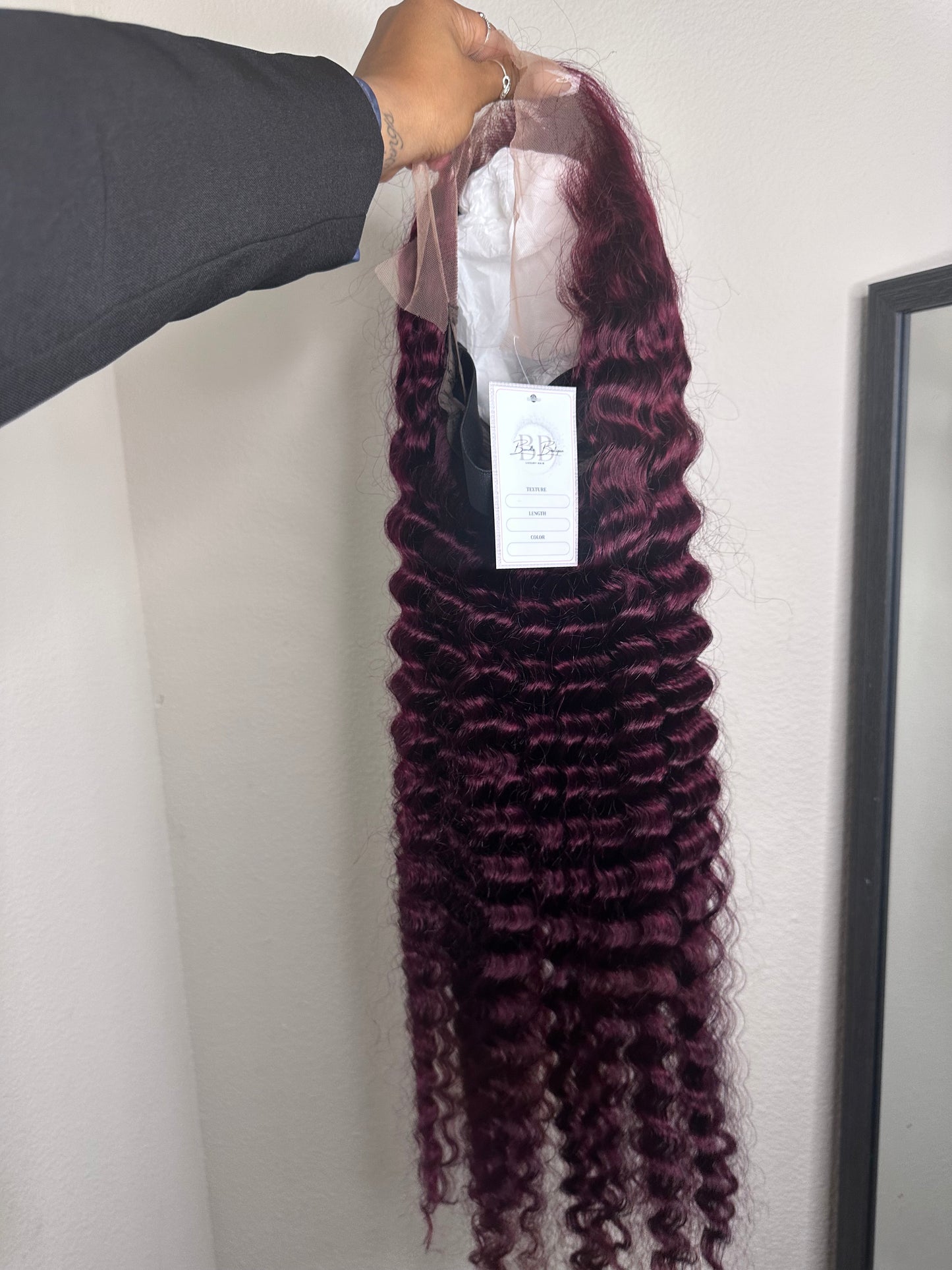 99J- Deep Wave Wig (200% Density) 13x4 HD Lace Wig