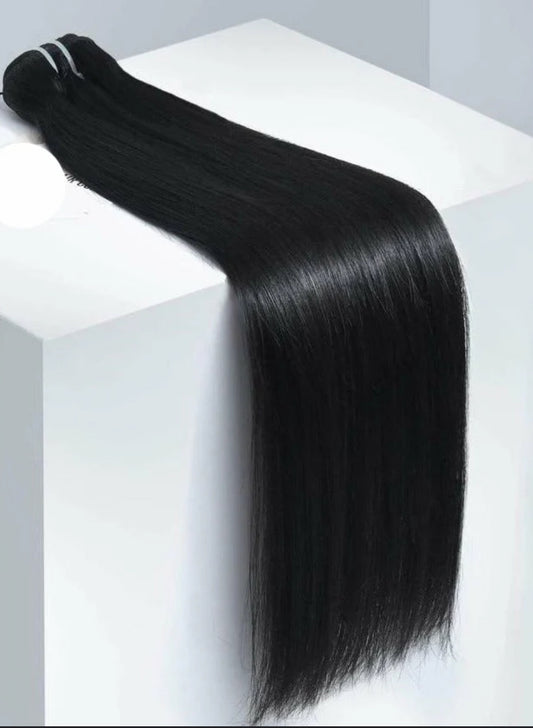 "Miss Lovely" Brazilian Silky Straight 100% Virgin Hair (Single Bundles)