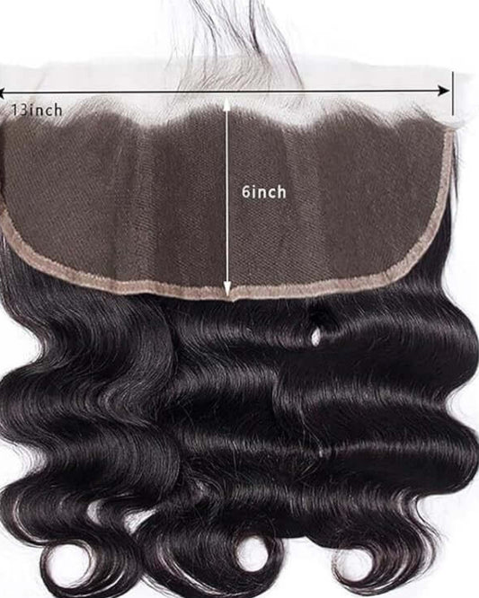 (Miss Lovely) 13x6 HD Lace Frontal + 3 Bundle Deal – 100% Virgin Human Hair